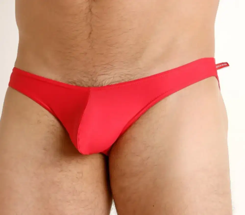 Celana renang pria Cocksox Mens Low Rise Bulge Pouch Bikini Swim Brief