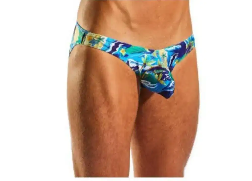 Celana renang pria Cocksox Mens Bikini Swim Brief Paradise Palm