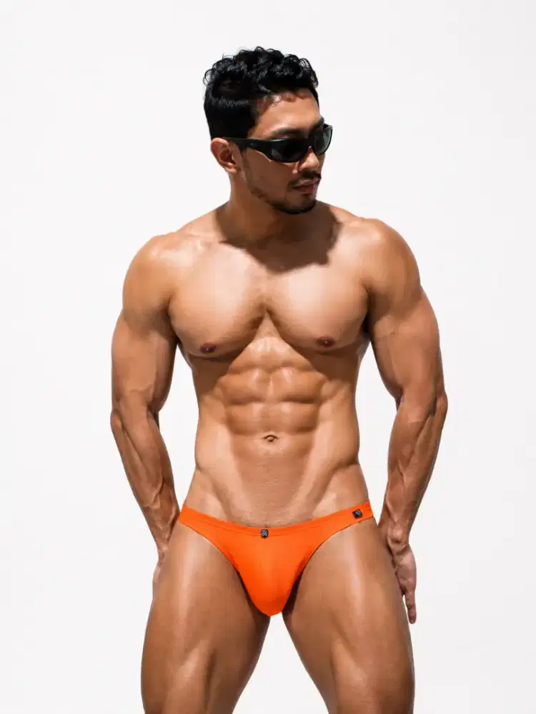 Celana renang pria Gregg Homme Caliente Swim Brief Orange