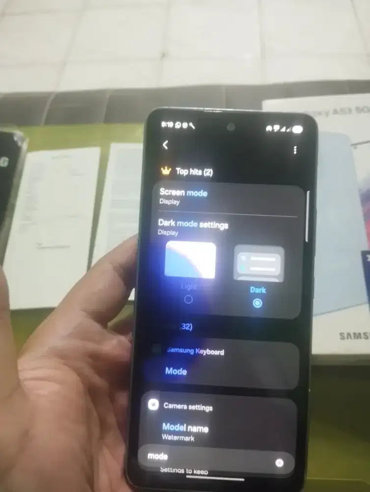 Samsung a53 5g8/256 minus aman
