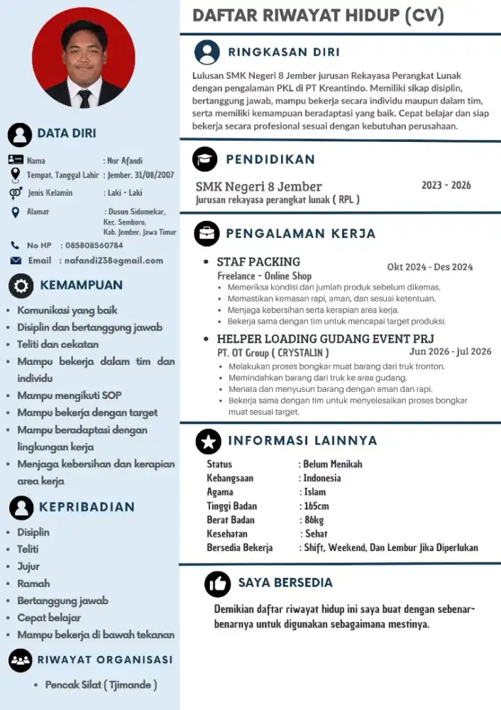 Mencari lowongan pekerjaan