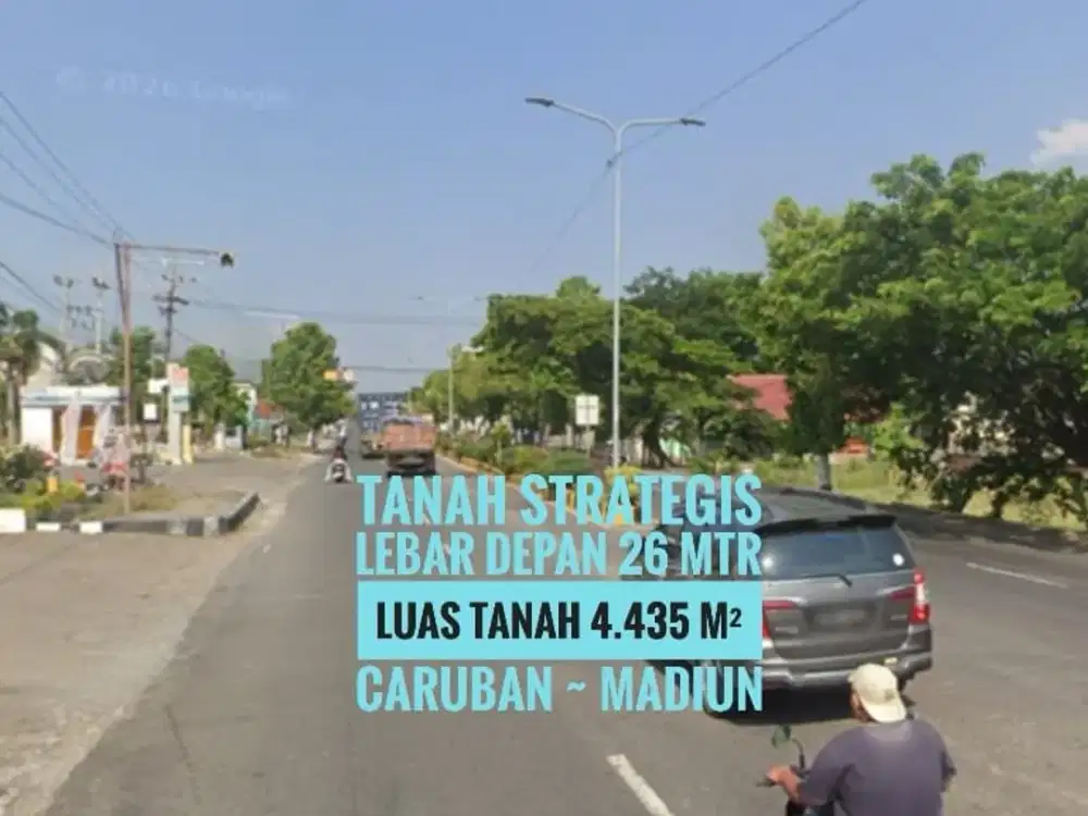 (L) Tanah Caruban, Nol Jl Raya Propinsi Madiun - Surabaya, Kerenn