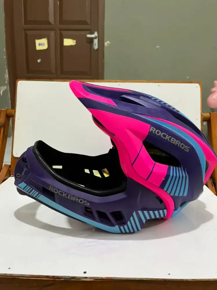 Helm Pushbike Rockbros TT-32 warna Pink