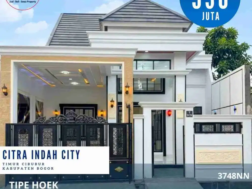 Dijual rumah semi furnished dicitra indah city siap huni