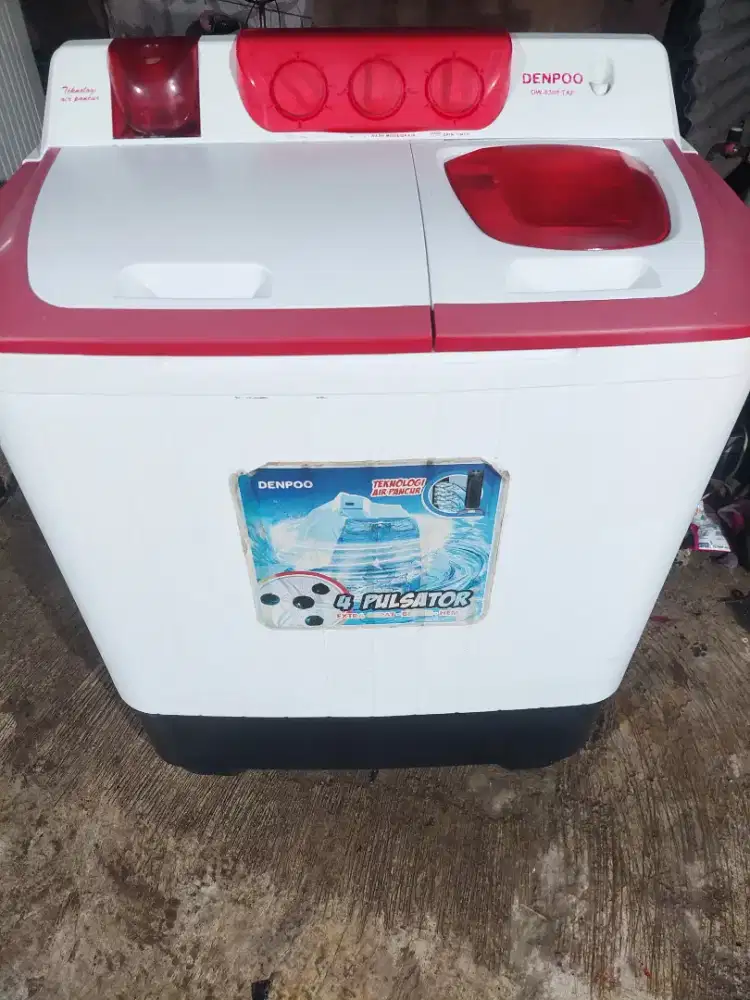 Mesin Cuci Denpoo kapasitas 8kg Normal semua tinggal langsung pakai