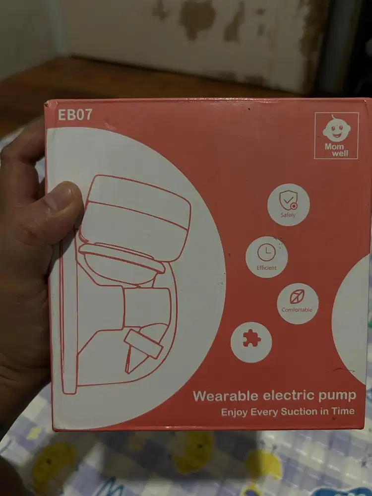Momwell Wearable Electric Breast Pump EB07 | Masih Normal | Lengkap