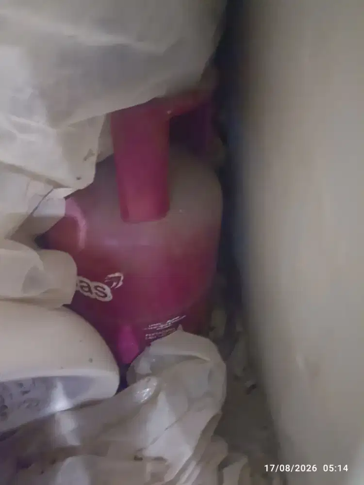 Tabung GAS 12 kg pink isi 1/2 lebih