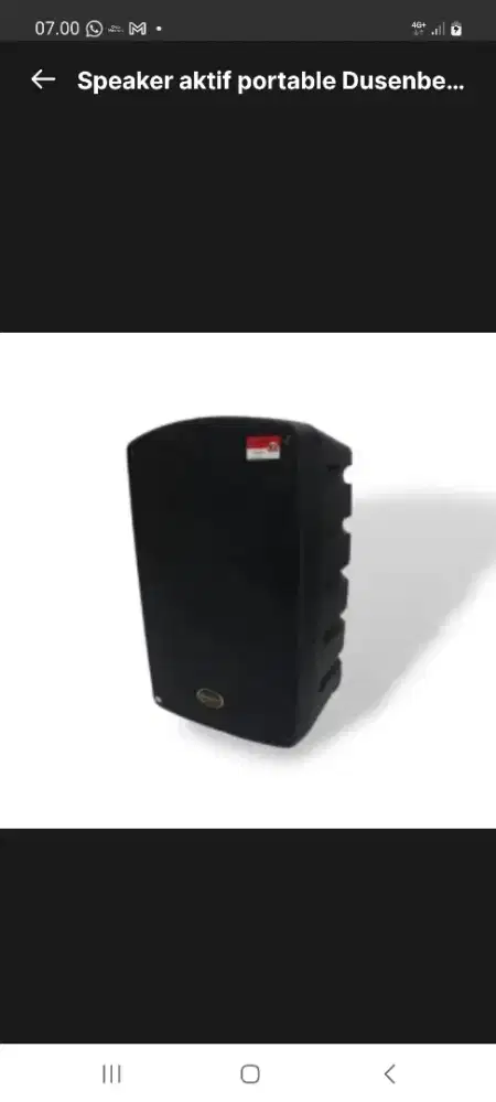 Speaker portable dusenberg
