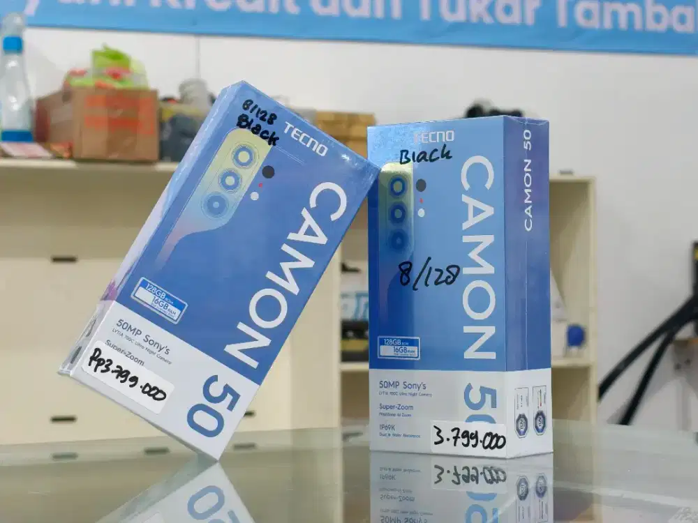 TECNO CAMON 50 8/256 NEW SEGEL PROMO TERMURAH