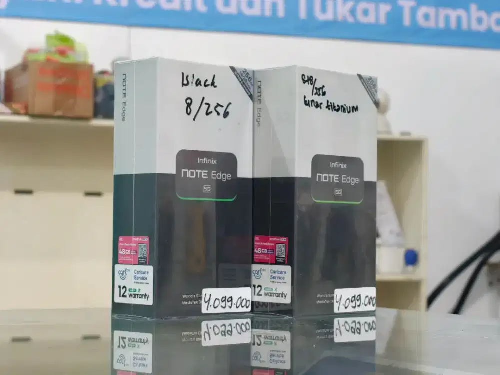 INFINIX NOTE EDGE 5G 8/256 NEW SEGEL PROMO PALING MURAH