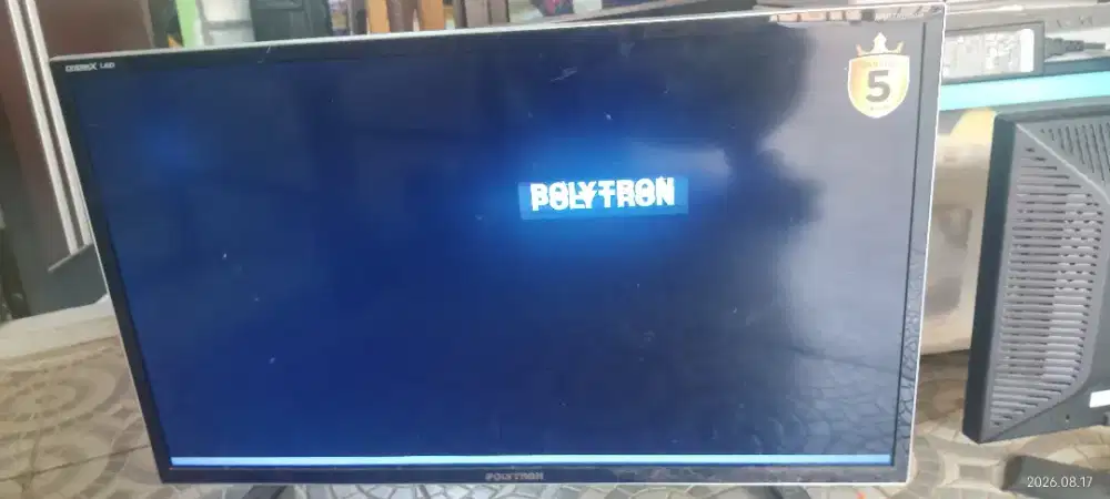 jual tv led polytron analog 32 inc, dan monitor dell murah