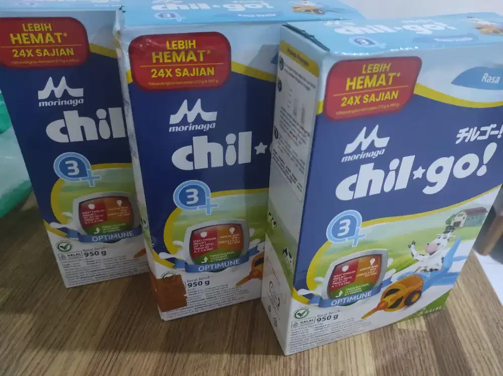Susu Chilgo 3+ Vanilla 950 gr ( 3 Box )