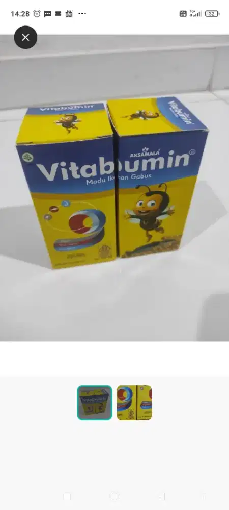 Vitabumin 130 ml masih segel