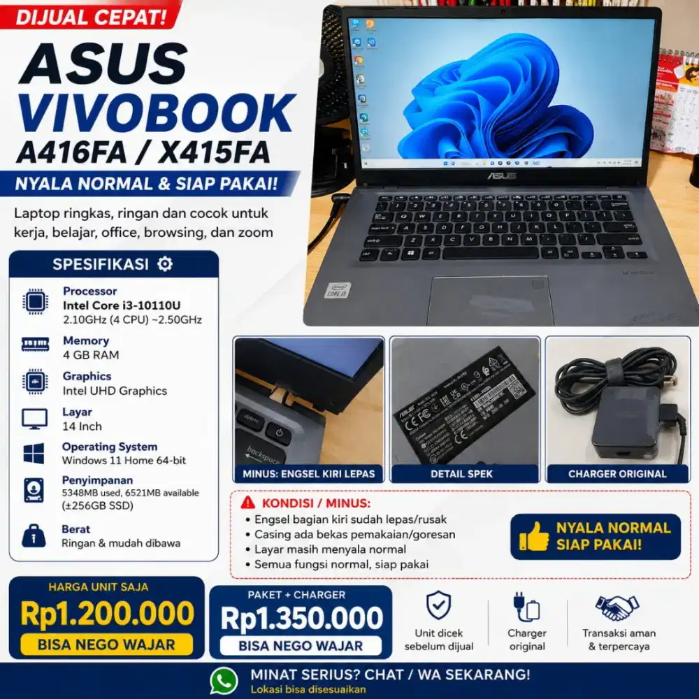Asus Vivobook I3