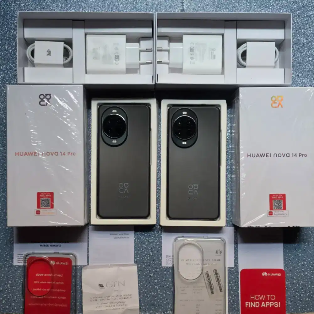 Huawei Nova 14 Pro 12/512GB Black Garansi Resmi Juni 2027