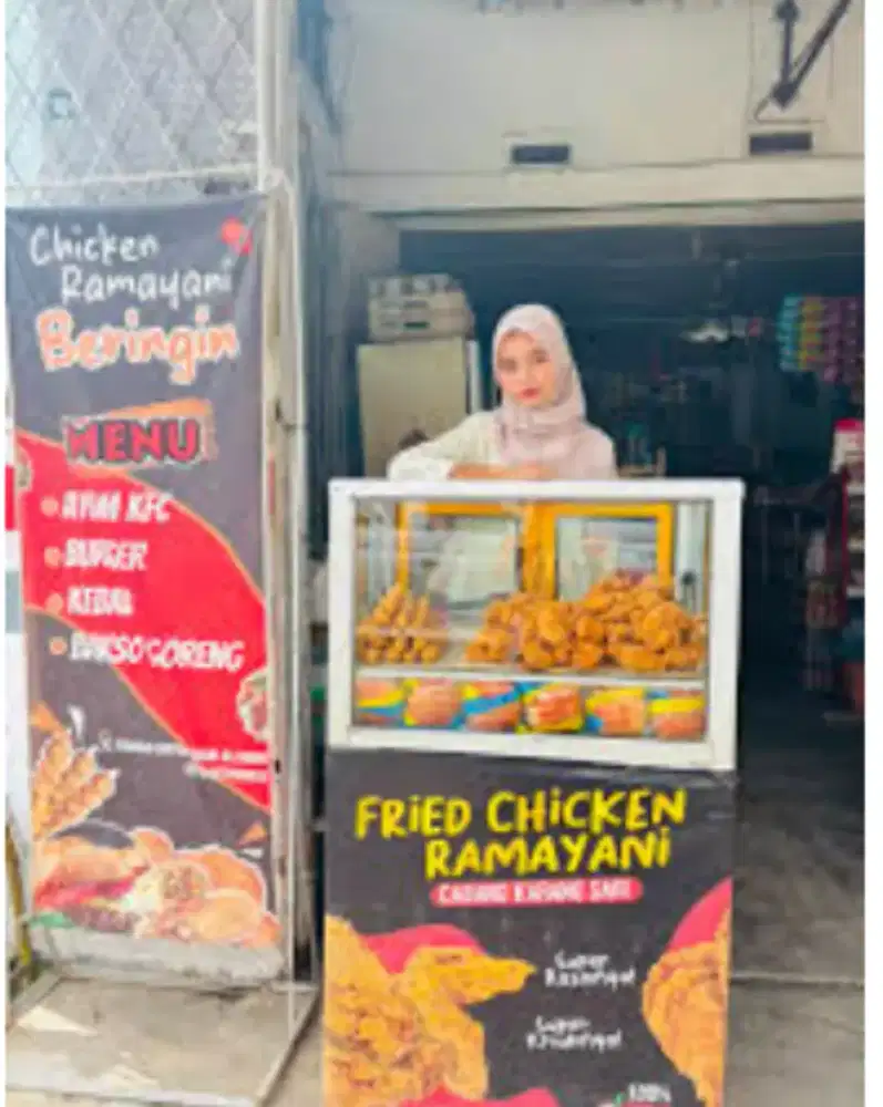 Jaga booth chicken dan seblak