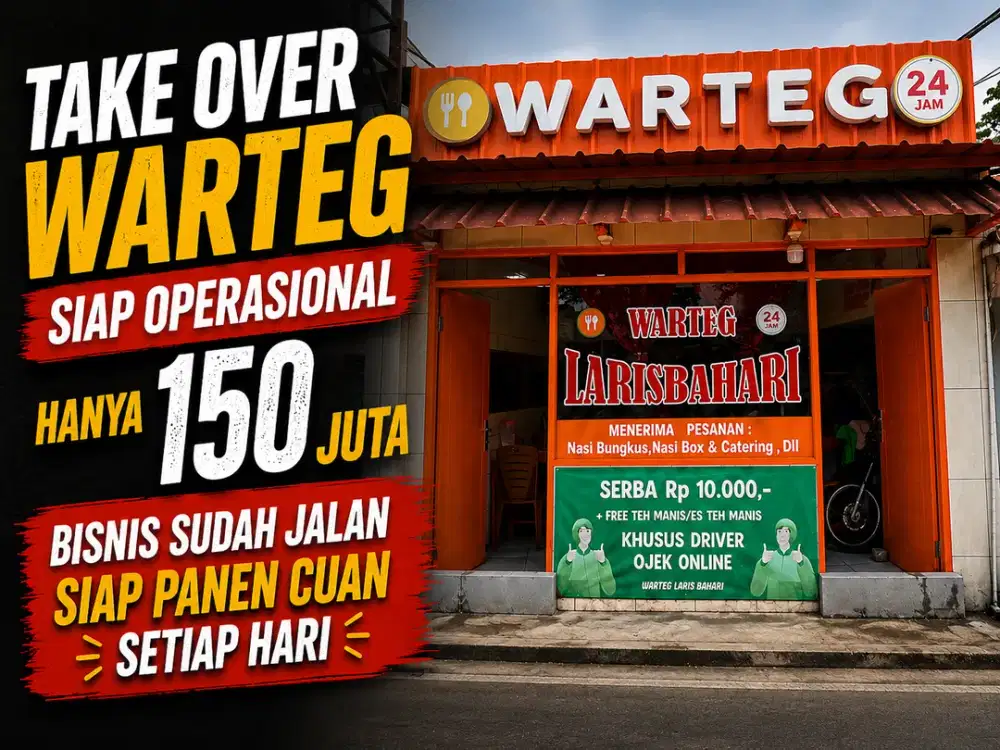 Take Over Warteg Lokasi Strategis Depan Jambu Dua Bogor Bisnis Sudah Jalan