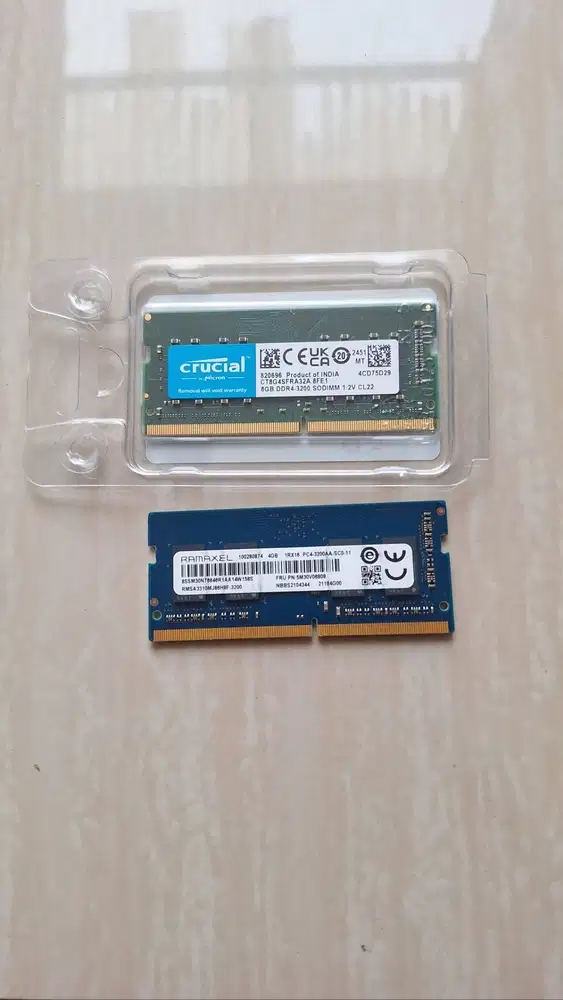 RAM Laptop Crucial DDR4 8GB 3200