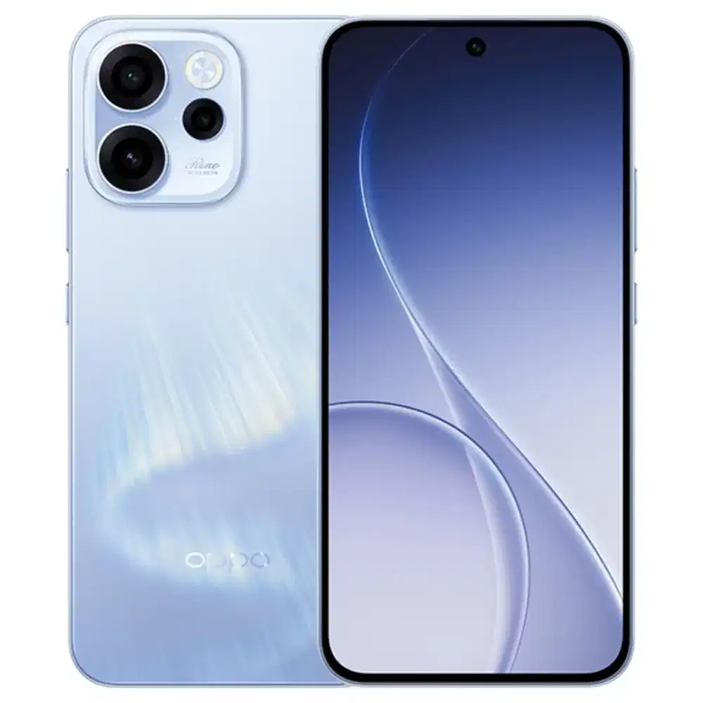 OPPO Reno15 F 5G (8/128GB) warna Aurora Blue