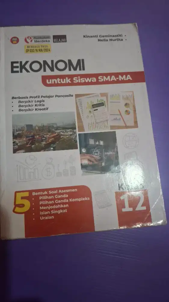 BUKU EKONOMI untuk Siswa SMA MA Kelas 12