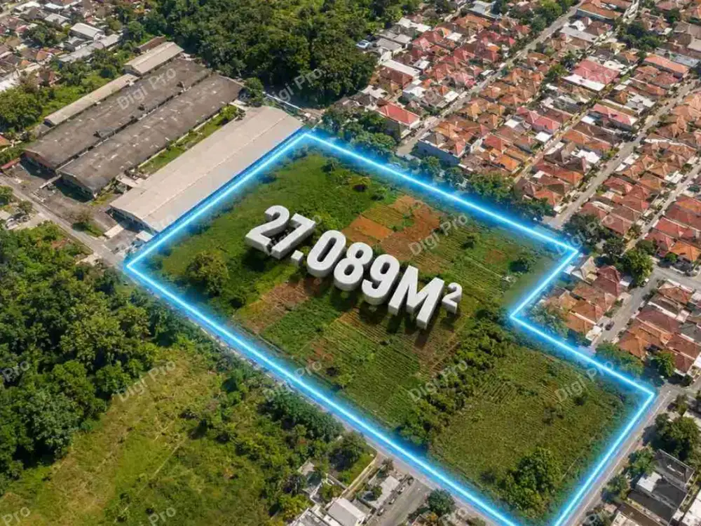 Dijual Cepat Tanah Luas 27.089m2 SHM, Bebas Sengketa. Kec Purwosari Karawang