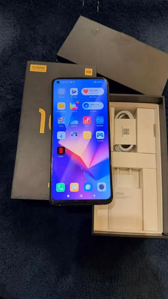 Dijual Xiaomi Mi 10T pro Blue 8/256GB Resmi Lengkap