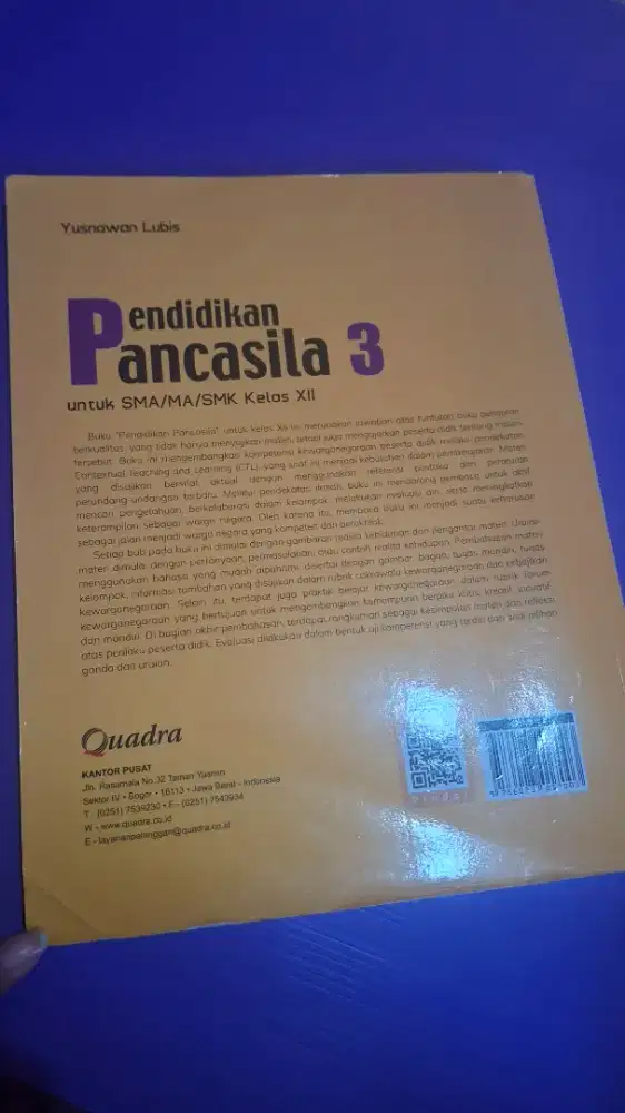 PENDIDIKAN PANCASILA SMA KELAS 12 QUADRA