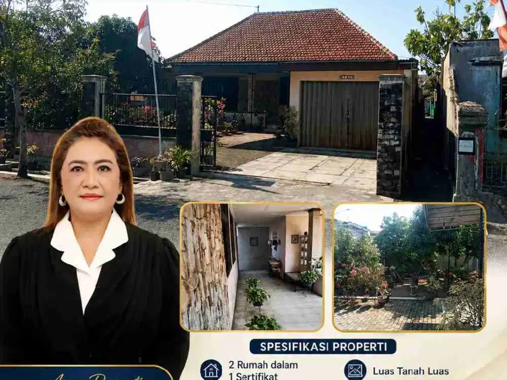 Rumah kokoh di jln Lawu Cilacap siap bangun untuk ruko dll