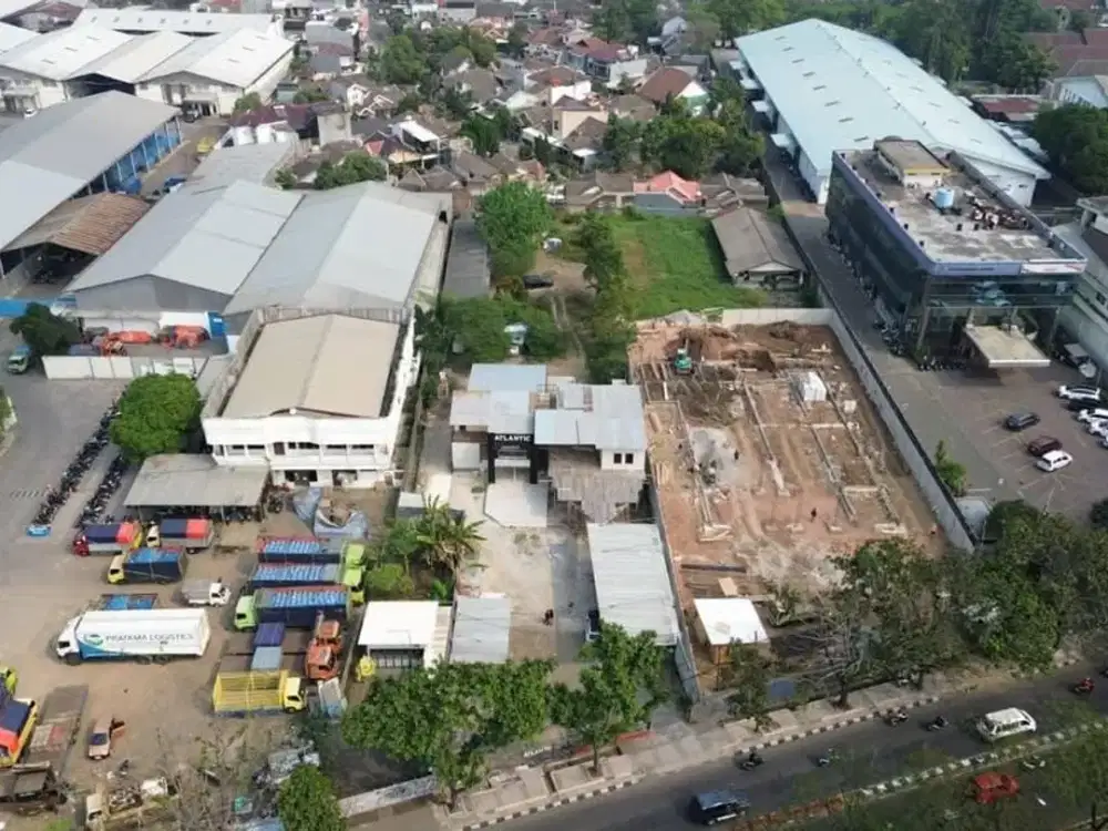 Tanah Luas Muka Lebar View Bagus Strategis di Mainroad Soekarno Hatta