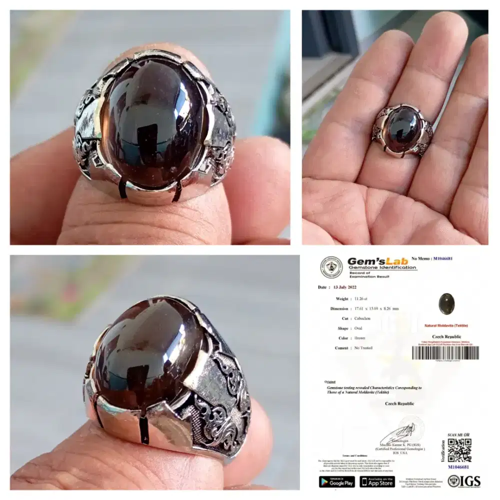 Brown Moldavite Rare item