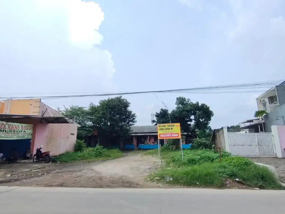JUAL TANAH LT 896 LOKASI STRATEGIS DI BEKASI TIMUR, JL. ASEM RAYA, MUSTIKAJAYA, BEKASI TIMUR
