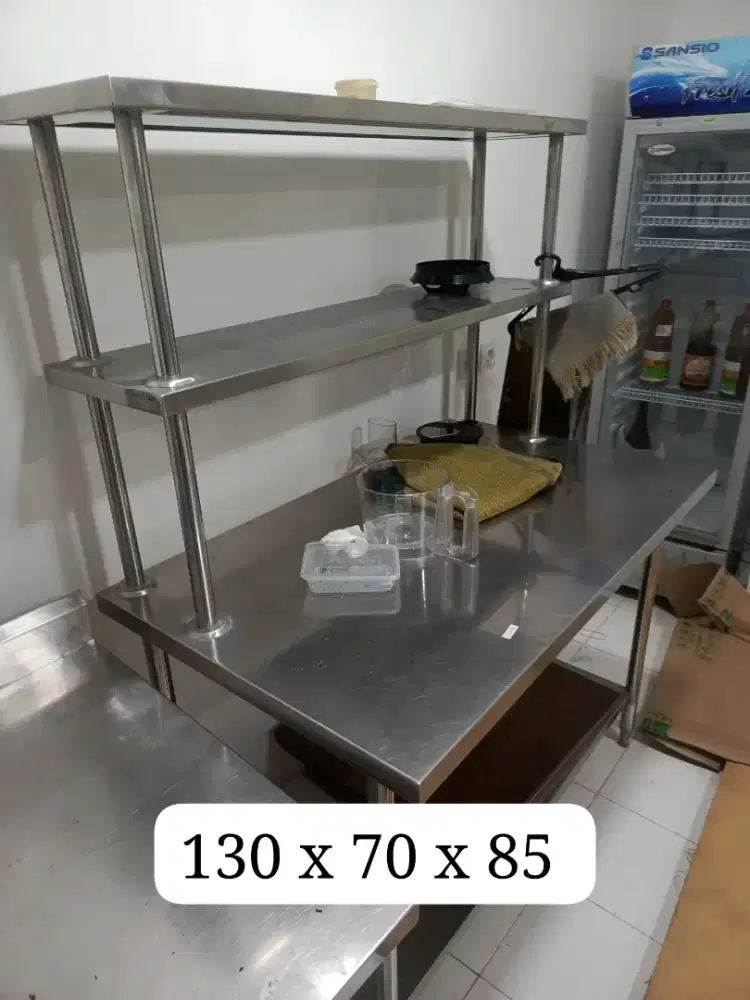 BORONGAN MEJA DAPUR  STAINLESS