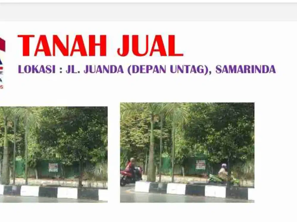 tanah jual jalan Juanda Samarinda
