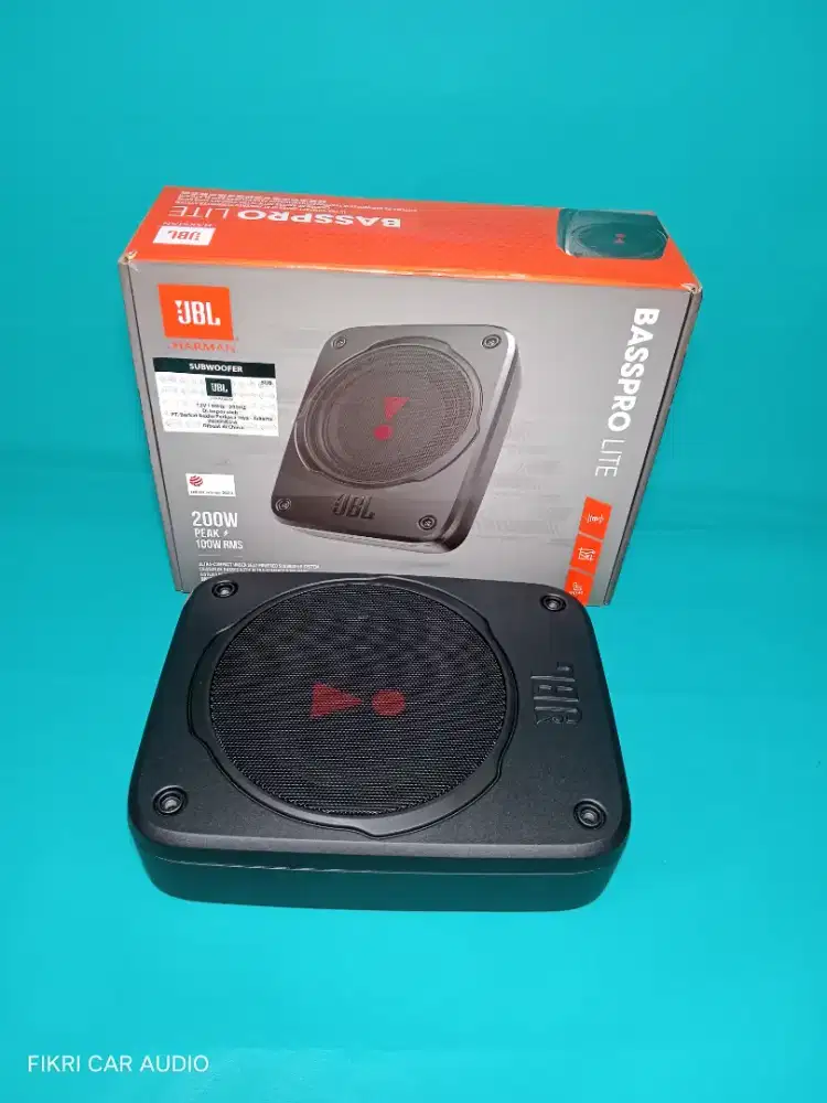 Subwoofer Kolong Aktip Bawah Jox JBL BASSPRO LITE 200Watt Audio Mobil