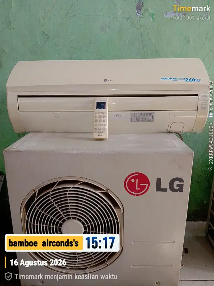 1/2 PK harga sudah termasuk pemasangan