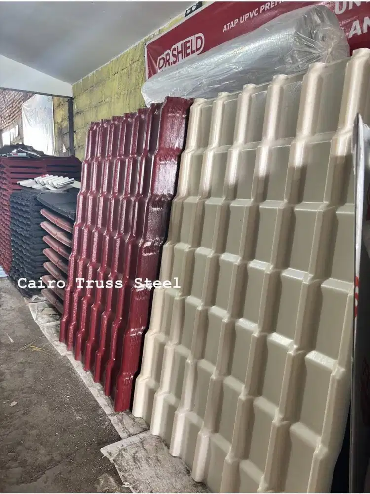 Atap UPVC SHIELD Model Genteng Terbaru Cocok Dengan Pasang Baja Ringan