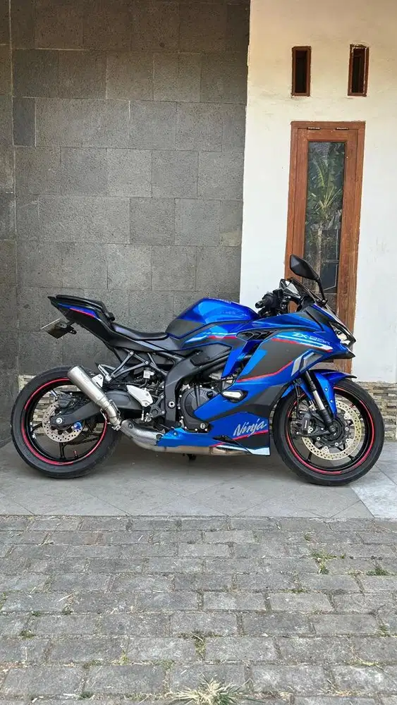 ZX25R ABS QS candy plasma blue! like new istimewa odo LOW zx ninja