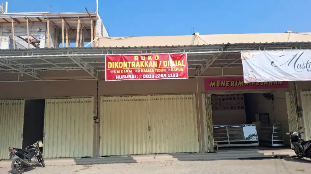 Ruko Dijual/Dikontrakkan Lokasi Strategis Di Kota Ngawi