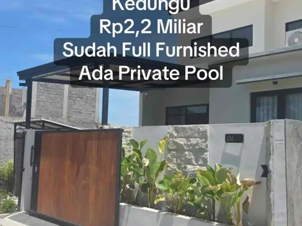 SALE Villa 2 Kamar Freehold Kedungu Nyitdah