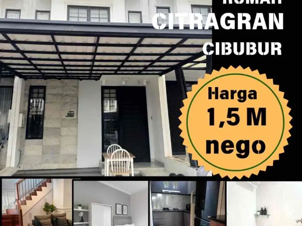 Dijual rumah cantik citra gran cibubur