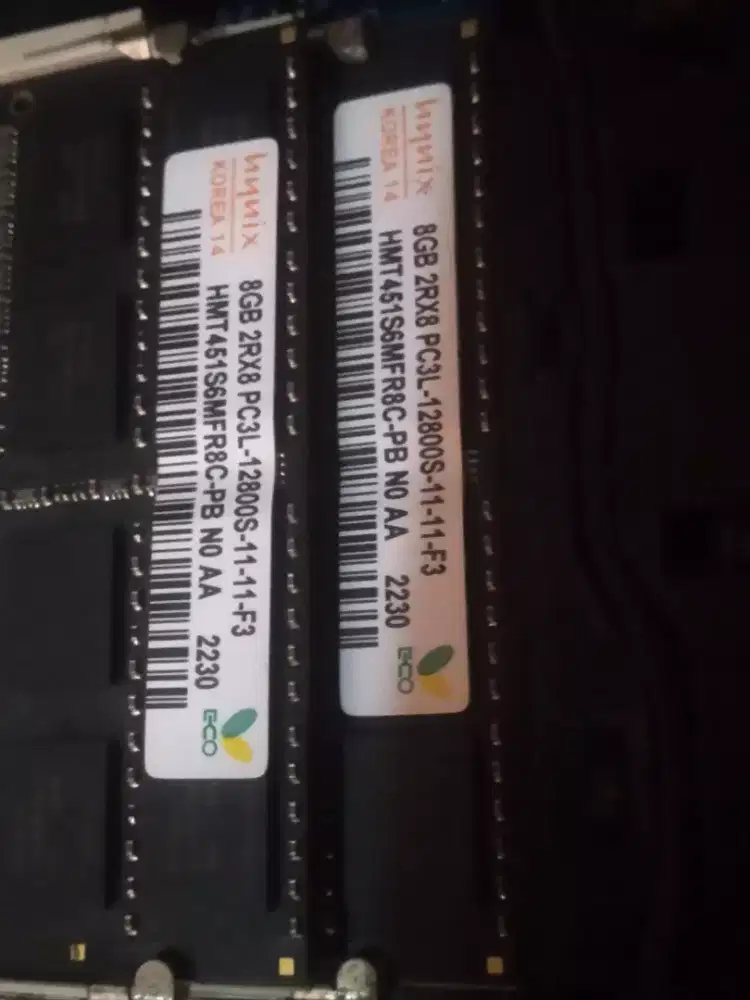 RAM 16GB (2X8GB) DDR3L LAPTOP