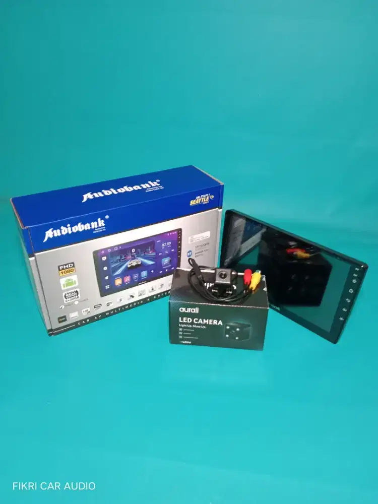 Head Unit Android AUDIOBANK AB-TV6911 SEATTLE 9 2/32 & Camera Parkir