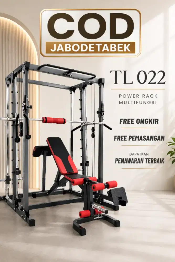 Power Rack Total Fitness TL 022 Multifungsi | COD Jabodetabek