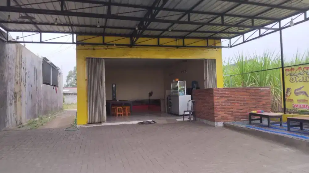 Ruko/rumah warung 0 aspal di jual cepat Bu
