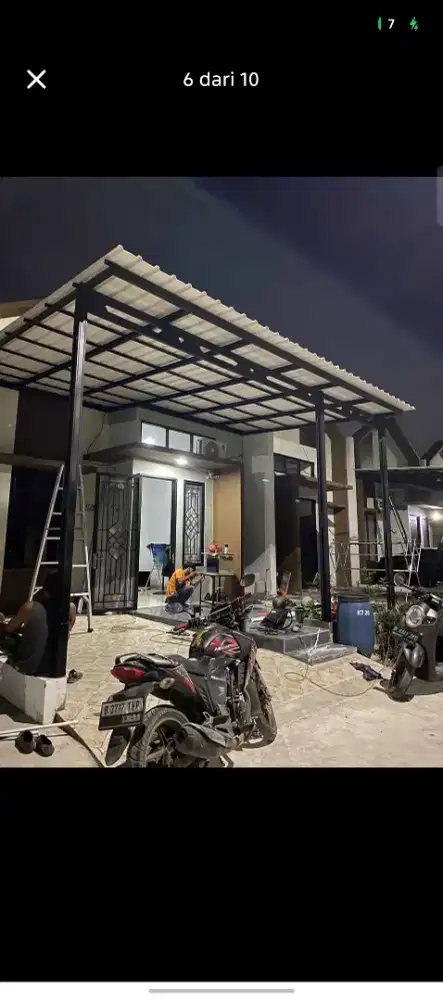 Kanopi murah berikut atap