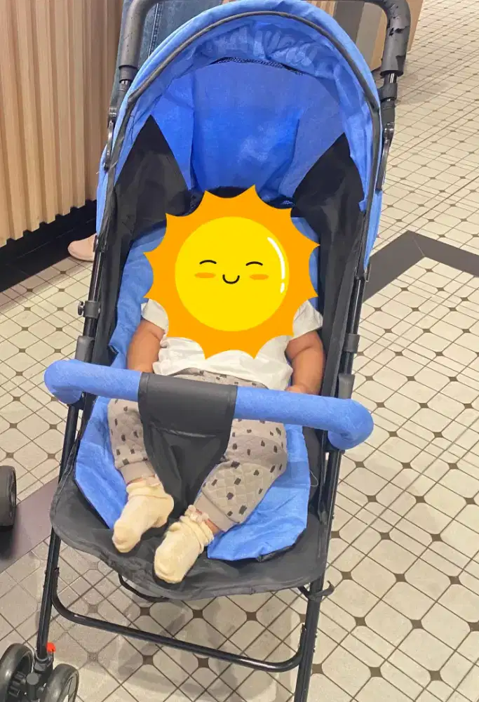 stroller kitty mom bekas