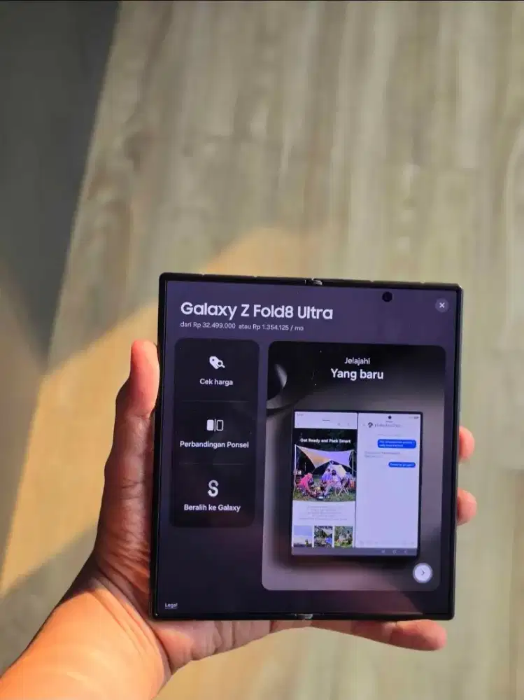 PROMO HANDPHONE SAMSUNG GALAXY Z FOLD 8 ULTRA 12/512 NEW SEGEL RESMI