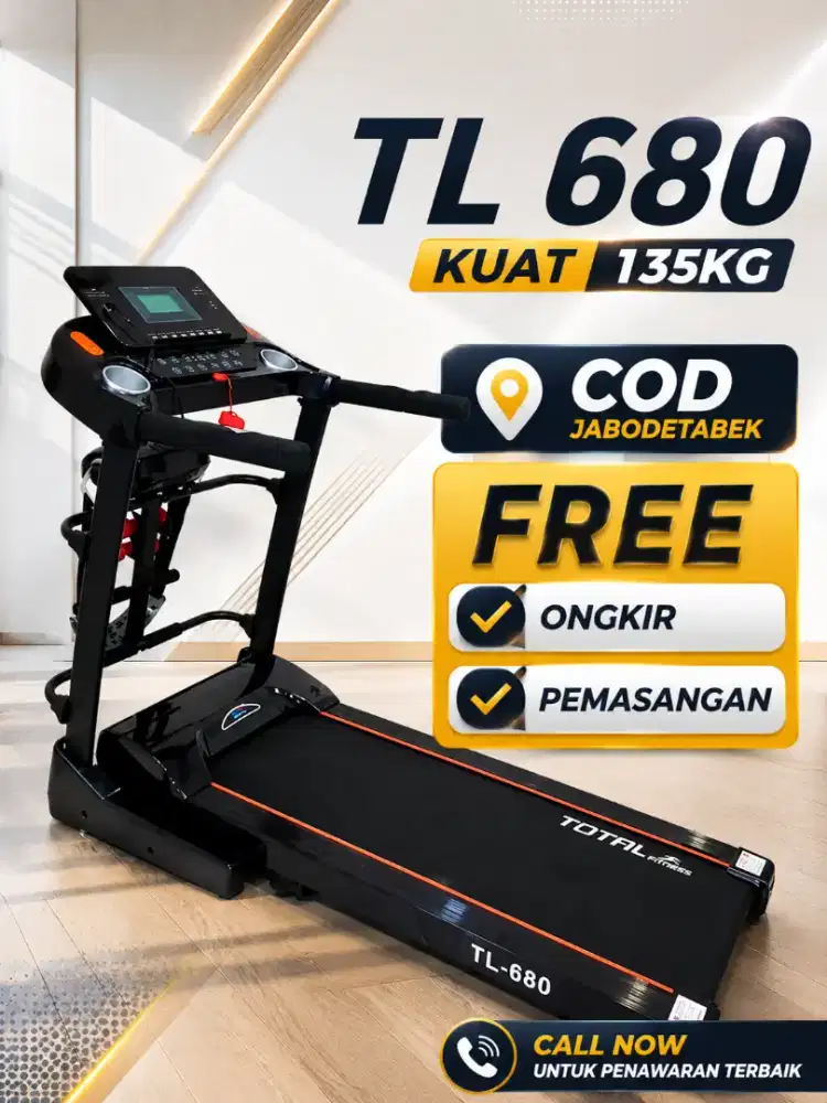 135 KG + INCLINE 15%? ADA DI TL-680!  |  COD Jabodetabek | Free Ongkir