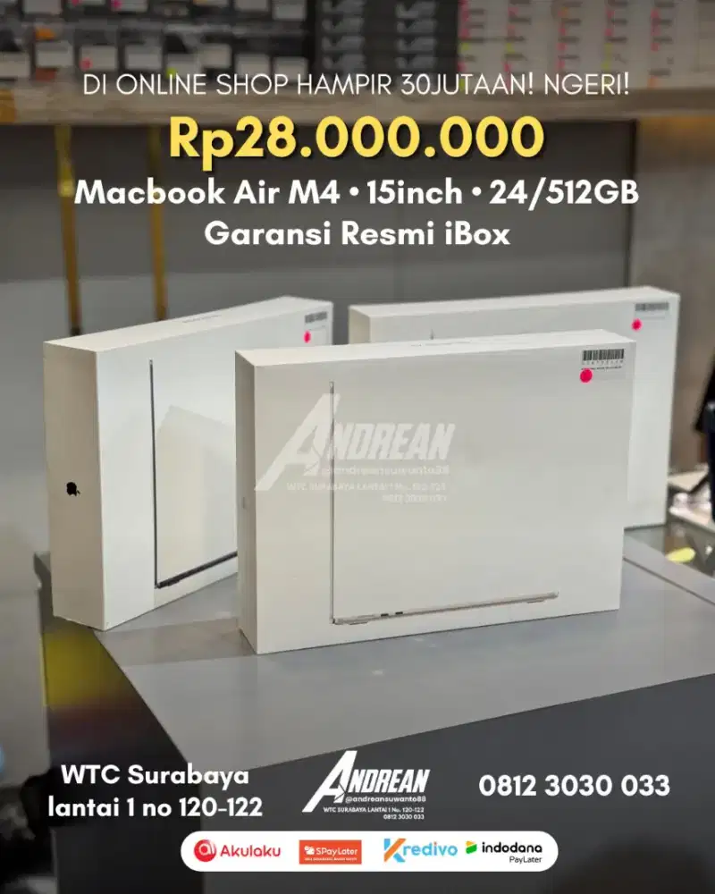 Macbook Air M4 New Segel