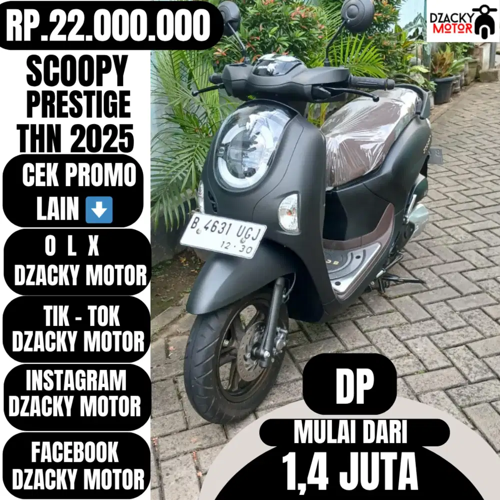 SCOOPY PRESTIGE 2025 SECOND LIKE NEW